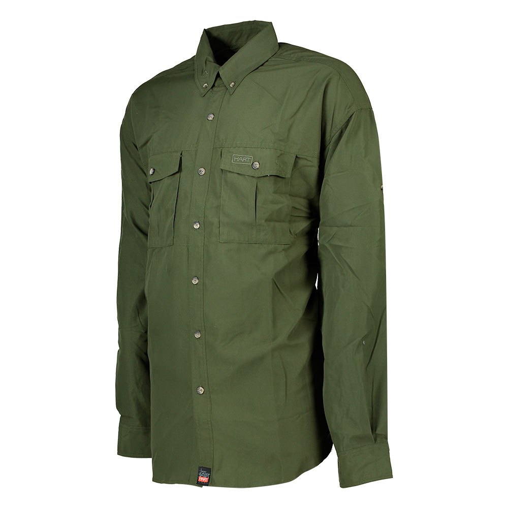 Купить Hart XHATOXXL Рубашка с длинным рукавом Artto Зеленый Olive 2XL 7ft.ru в интернет магазине Семь Футов
