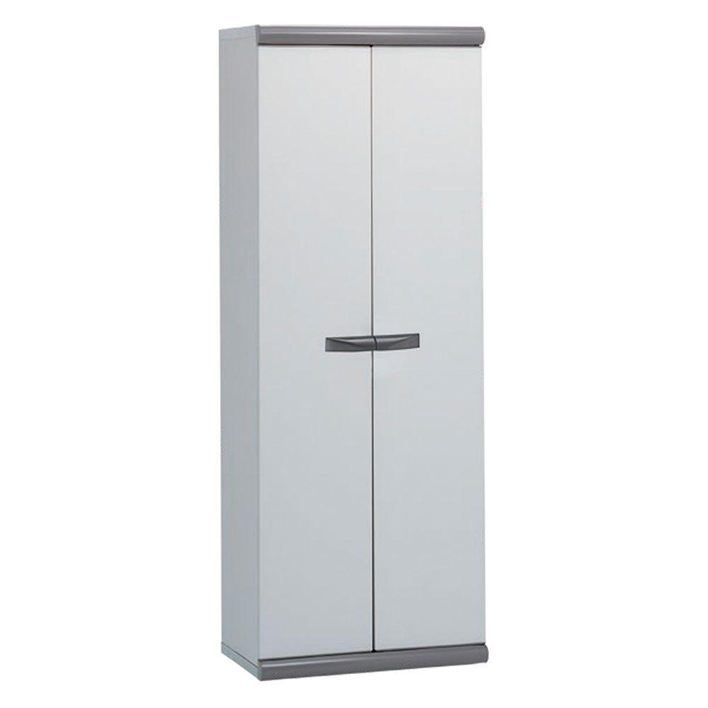 Купить Gardiun KSP38125 Tavira 2 Doors 3 Shelves Смола шкаф Белая Grey 62.5 x 39 x 169 cm 7ft.ru в интернет магазине Семь Футов