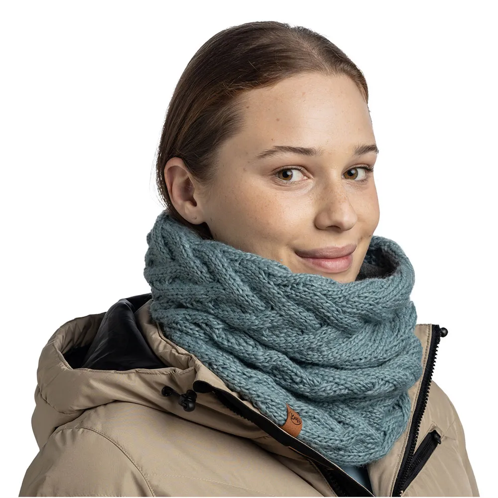 Купить Buff ® 123518.770.10.00 Шарф-хомут Knitted & Fleece Caryn Blue Glass 15x10x5 7ft.ru в интернет магазине Семь Футов