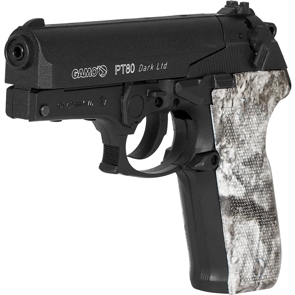 Купить Gamo 6111350-D пневматический пистолет PT-80 Dark Black 4.5 mm Hunt 7ft.ru в интернет магазине Семь Футов