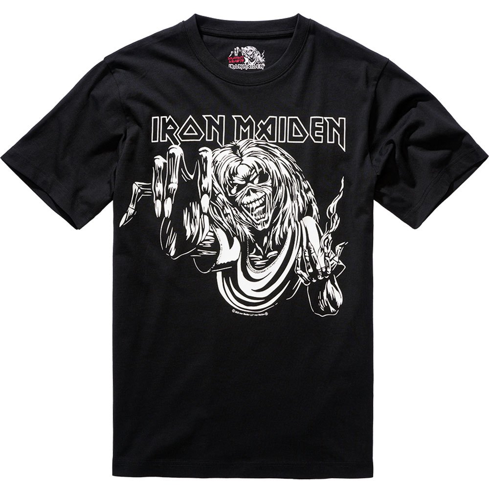 Купить Brandit 61049-11002-6XL Футболка с коротким рукавом Iron Maiden Eddy Glow Черный Black 6XL 7ft.ru в интернет магазине Семь Футов