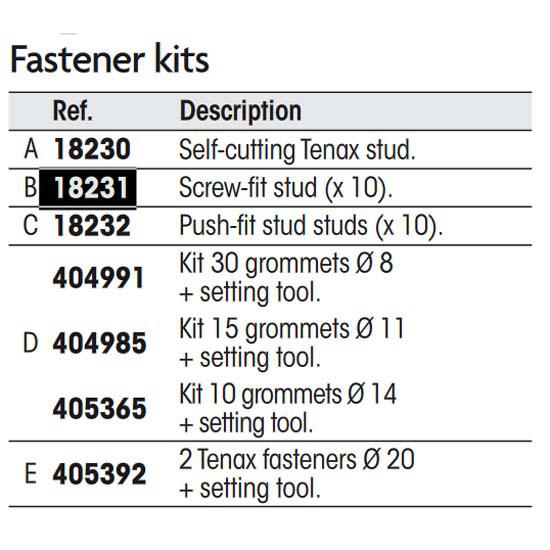 Купить Plastimo 18231 Screw Fit Stud Fasteners Kit Закрытие Серебристый 10 pcs 7ft.ru в интернет магазине Семь Футов