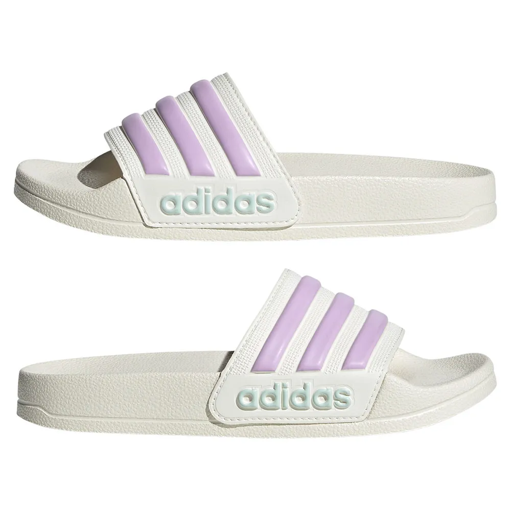 Купить adidas jp5784/28 Детские шлёпанцы для бассейна Adilette Shower Off White / Bliss Lilac / Halo Mint 32x20x10 EU 28 7ft.ru в интернет магазине Семь Футов