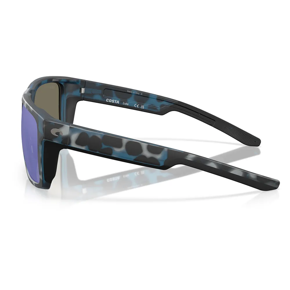 Купить Costa 06S9104-91041857 поляризованные солнцезащитные очки Lido Deep Water Camo Blue Mirror 580G/CAT3 7ft.ru в интернет магазине Семь Футов