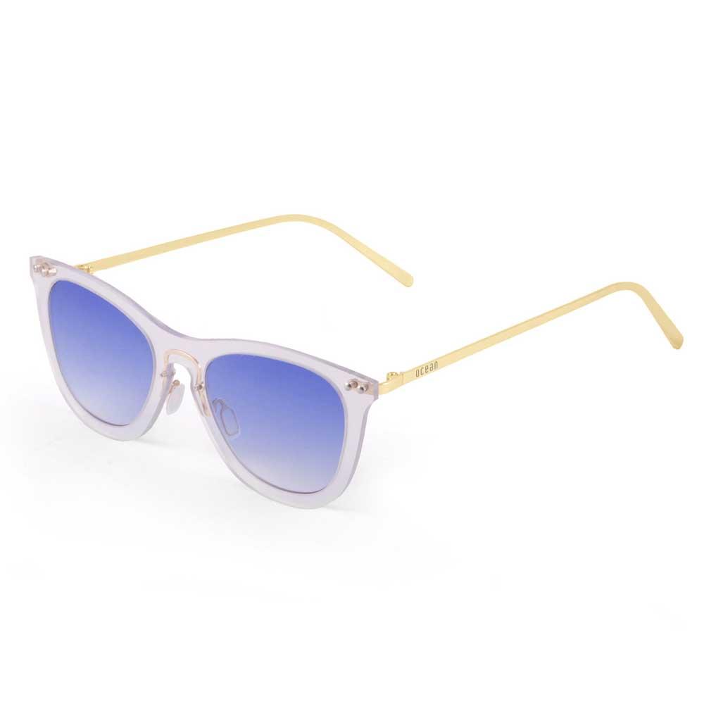 Купить Ocean sunglasses 23.16 поляризованные солнцезащитные очки Genova Transparent Gradient Blue Transparent White / Metal Gold Temple/CAT2 7ft.ru в интернет магазине Семь Футов