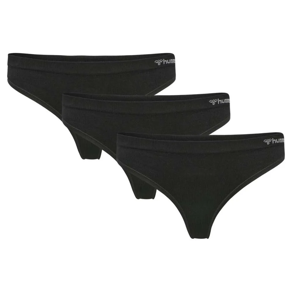 Купить Hummel 215060-2001-s Стринги Juno Seamless 3 Единицы Black 30x20x5 7ft.ru в интернет магазине Семь Футов