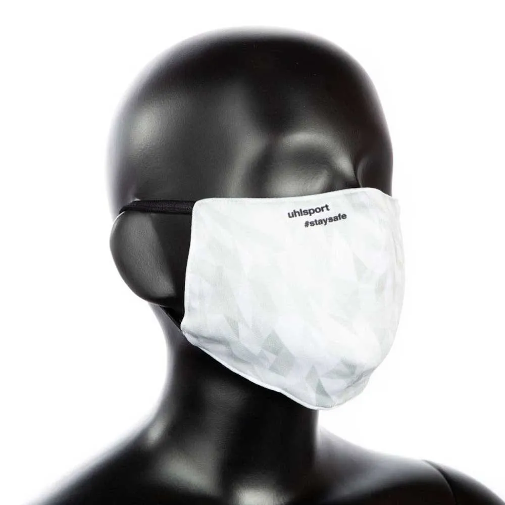 Купить Uhlsport 100111101-nosize защитная маска Standard White / Grey Melange 10x10x1 7ft.ru в интернет магазине Семь Футов