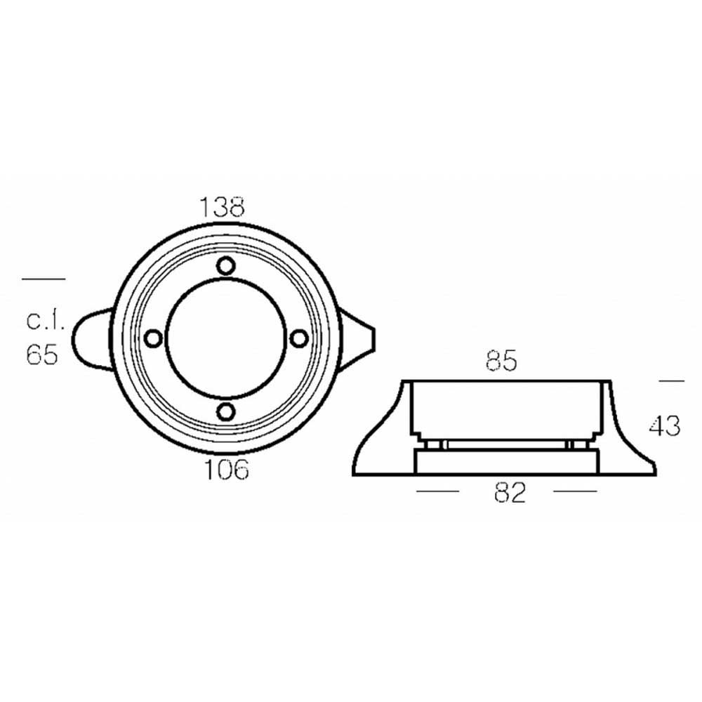 Купить Tecnoseal 2626513A Sea Drive 110 Анод из алюминиевого воротника  Silver 7ft.ru в интернет магазине Семь Футов