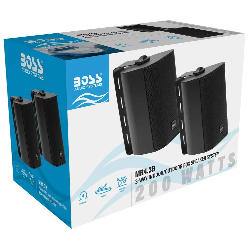 Купить Boss audio 153-MR43B динамик MR43B  Black 101.6 mm 7ft.ru в интернет магазине Семь Футов