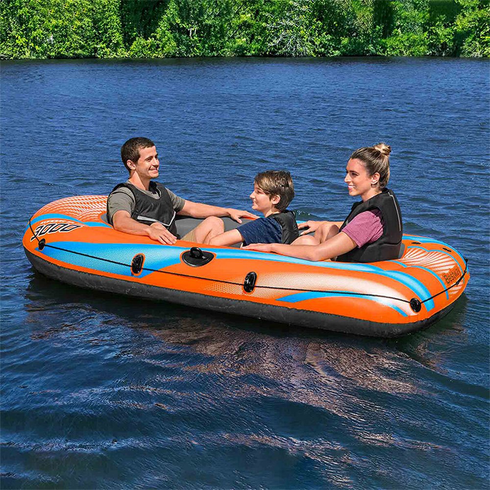 Купить Bestway 61143 Kondor Elite 3000 Raft Надувная лодка Grey / Orange 3 Places 7ft.ru в интернет магазине Семь Футов