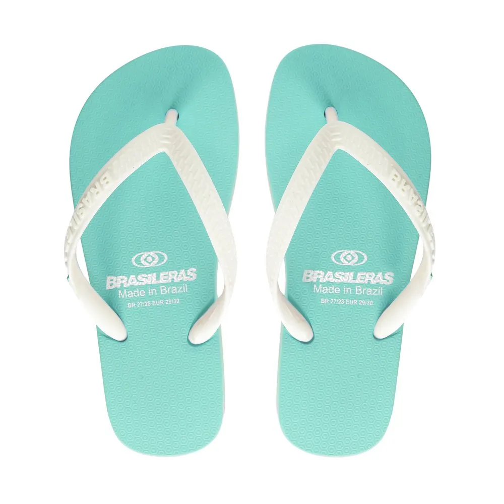 Купить Brasileras ubccb4611-watergreen/white-33/34 Шлёпанцы Clasica Combi Brasil Nl Water Green / White 32x20x10 EU 33 7ft.ru в интернет магазине Семь Футов