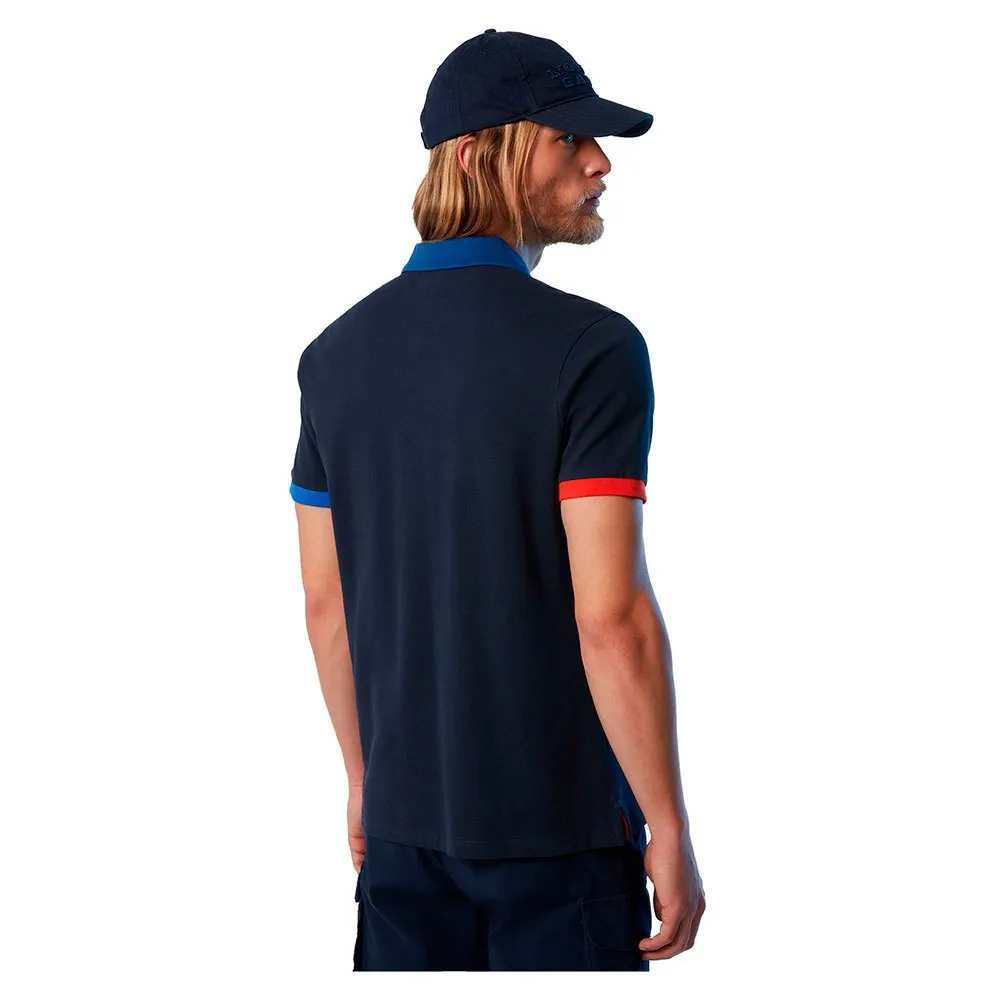 Купить North sails 692398-0802-XL Поло с короткими рукавами Graphic 692398 Голубой Navy Blue XL 7ft.ru в интернет магазине Семь Футов