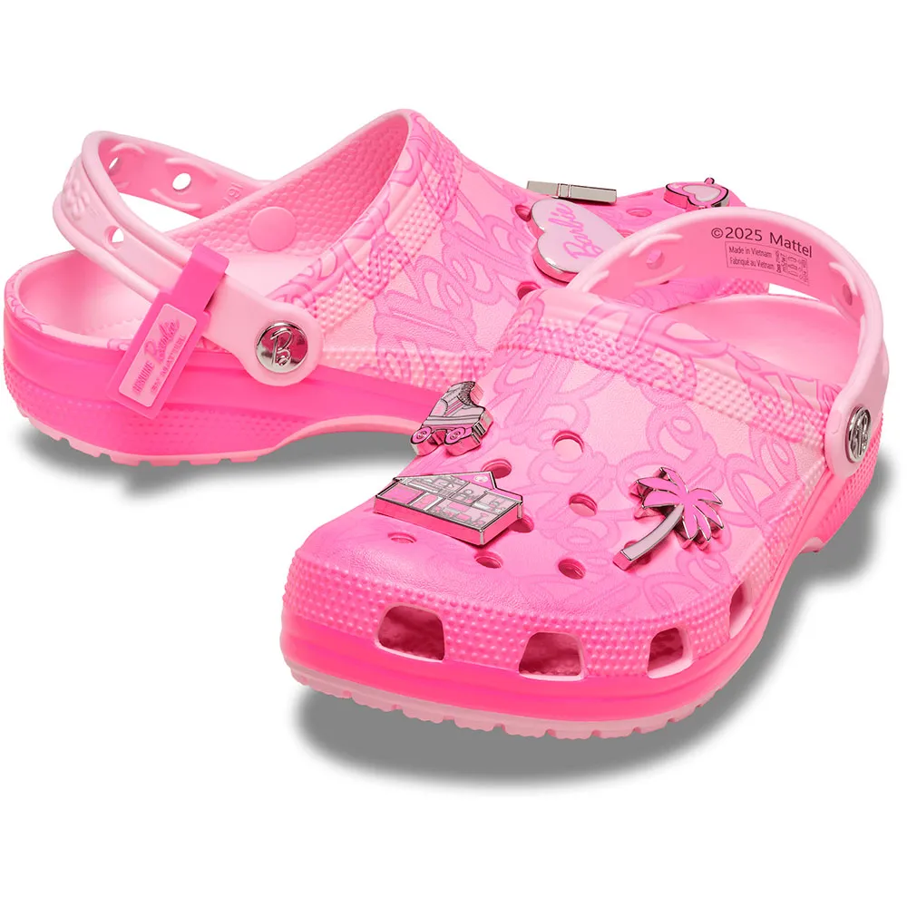 Купить Crocs 211405-90h-m6w8 Деревянные башмаки Mattel Pink Barbie Classic Multi 35x25x15 EU 38 7ft.ru в интернет магазине Семь Футов