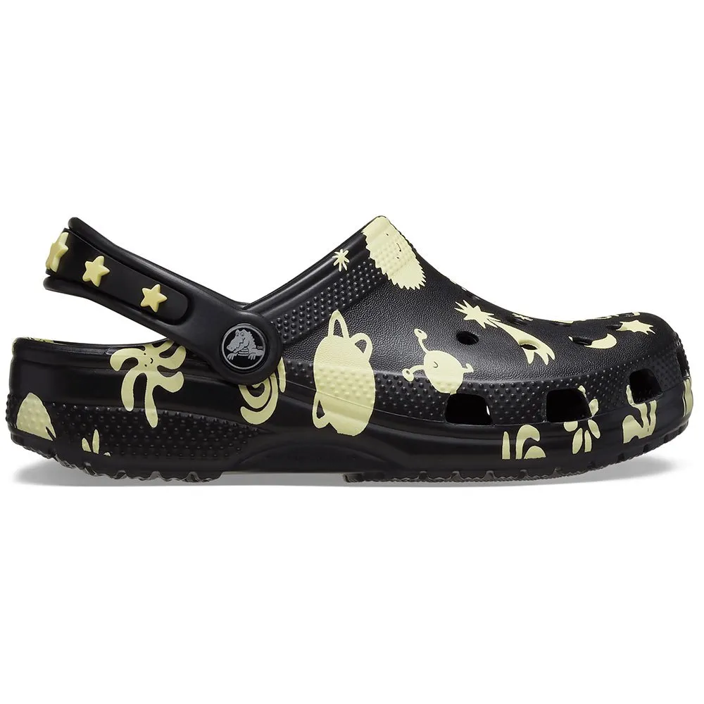 Купить Crocs 210358-001-c5 Деревянные башмаки Classic Glow Space Black 35x25x15 EU 20 7ft.ru в интернет магазине Семь Футов