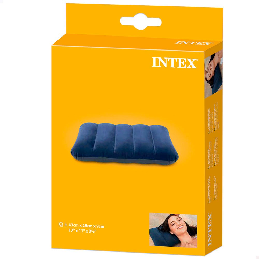 Купить Intex 68672 Flocked Надувной матрас с подушкой Голубой Black For Ultra Frame Pool 7ft.ru в интернет магазине Семь Футов