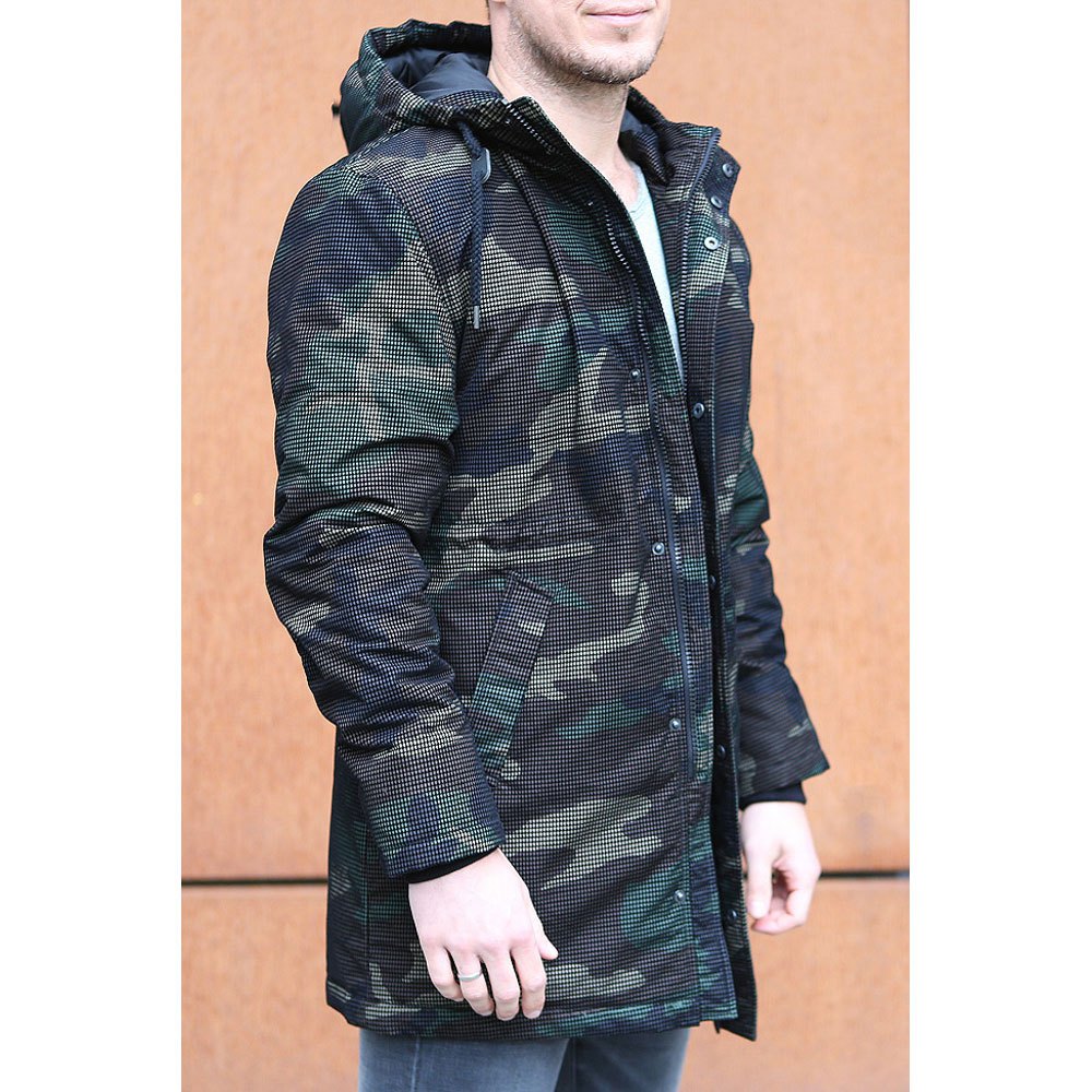 Купить Brandit 3168-10-XXL Пальто Grid Camo Зеленый  Woodland 2XL 7ft.ru в интернет магазине Семь Футов