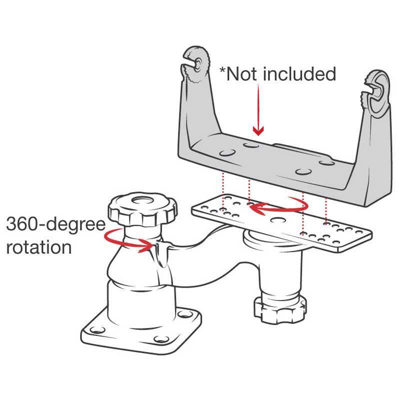 Купить Ram mounts RAM-109HU Horizontal 6´´ Эхолоты и плоттеры Качать Рука устанавливать Серебристый Black 7ft.ru в интернет магазине Семь Футов