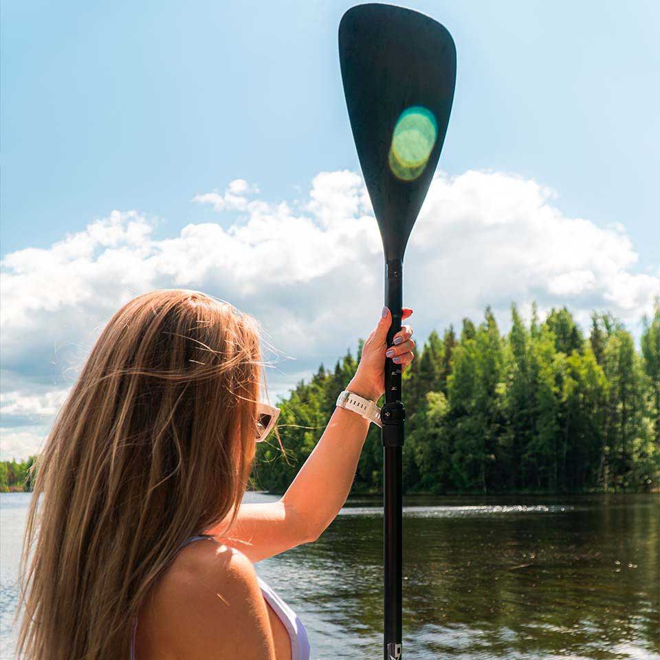 Купить Ozean SP-SUP-3 Регулируемая лопатка  Black 200-225 cm 7ft.ru в интернет магазине Семь Футов