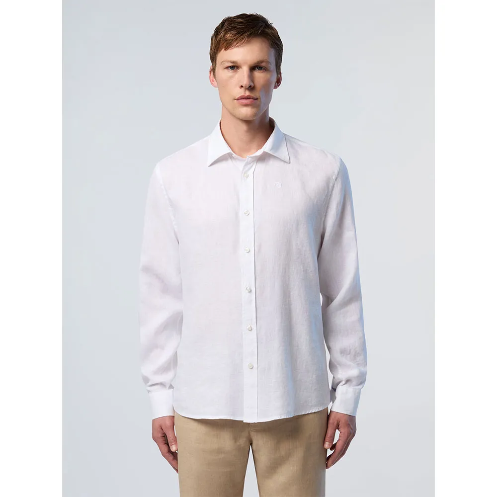 Купить North sails 664368-0101-L Рубашка с длинным рукавом 664368 Бежевый White L 7ft.ru в интернет магазине Семь Футов