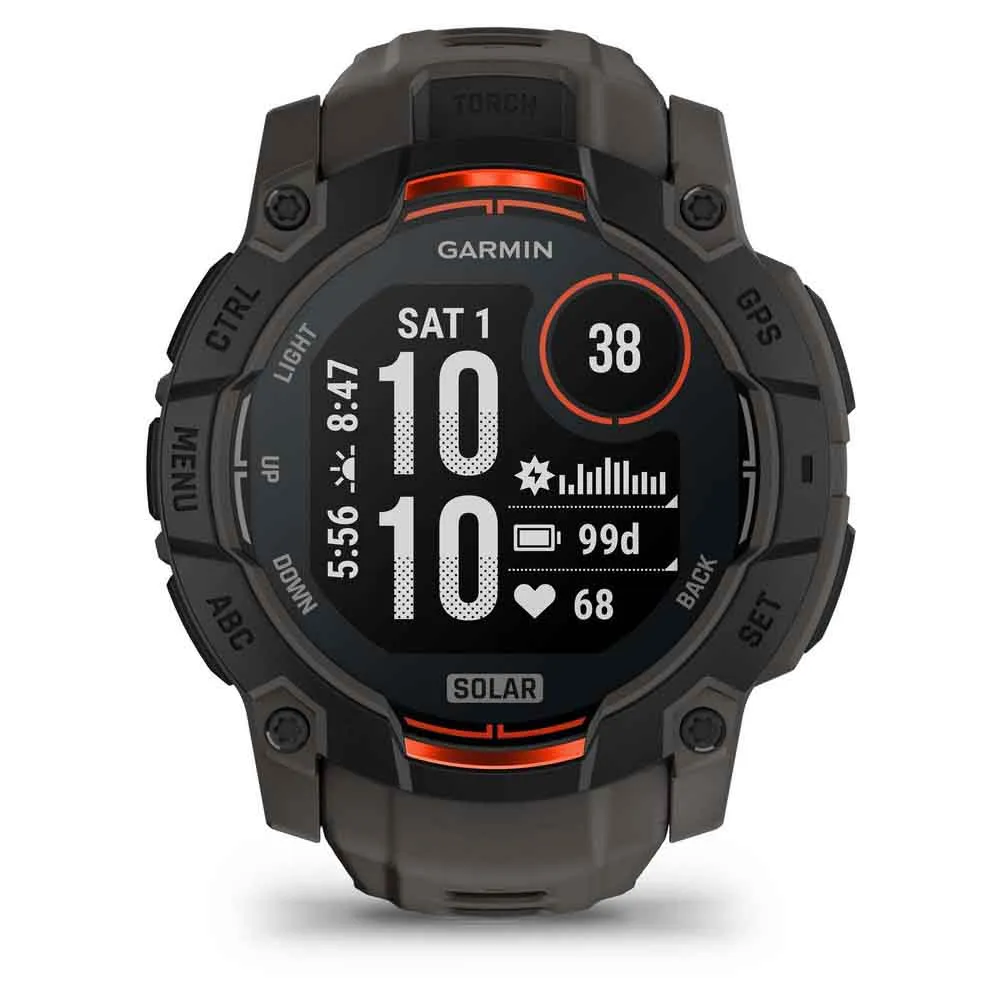 Купить Garmin 010-02935-00 Часы Instinct 3 50 mm Solar Черный  Black / Carbon 7ft.ru в интернет магазине Семь Футов