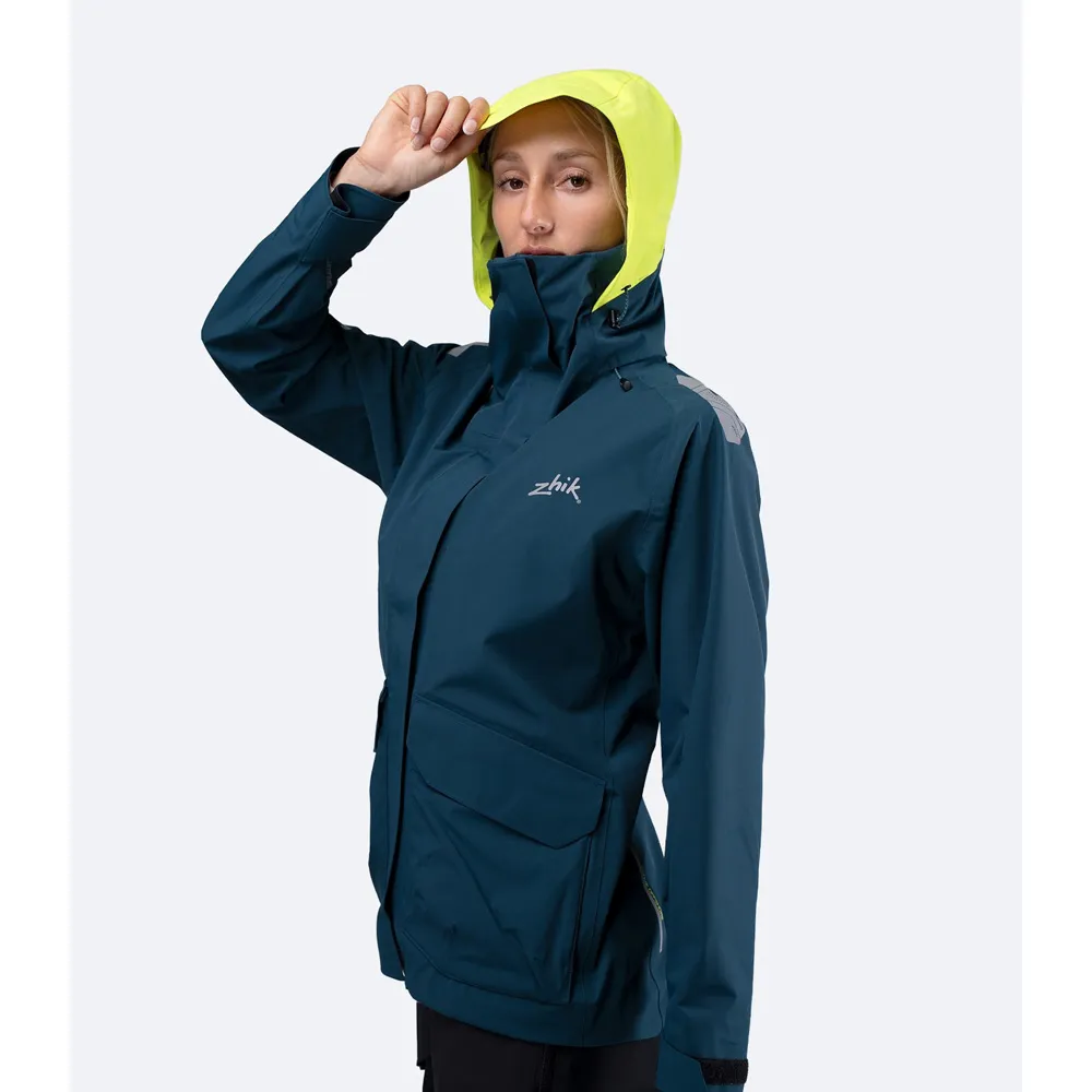 Купить Zhik jkt-0600-w-tea-xlg Куртка Offshore 600 Deep Teal 60x40x25 7ft.ru в интернет магазине Семь Футов