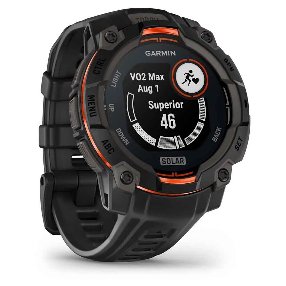 Купить Garmin 010-02934-00 Часы Instinct 3 45 mm Solar  Black / Black 7ft.ru в интернет магазине Семь Футов