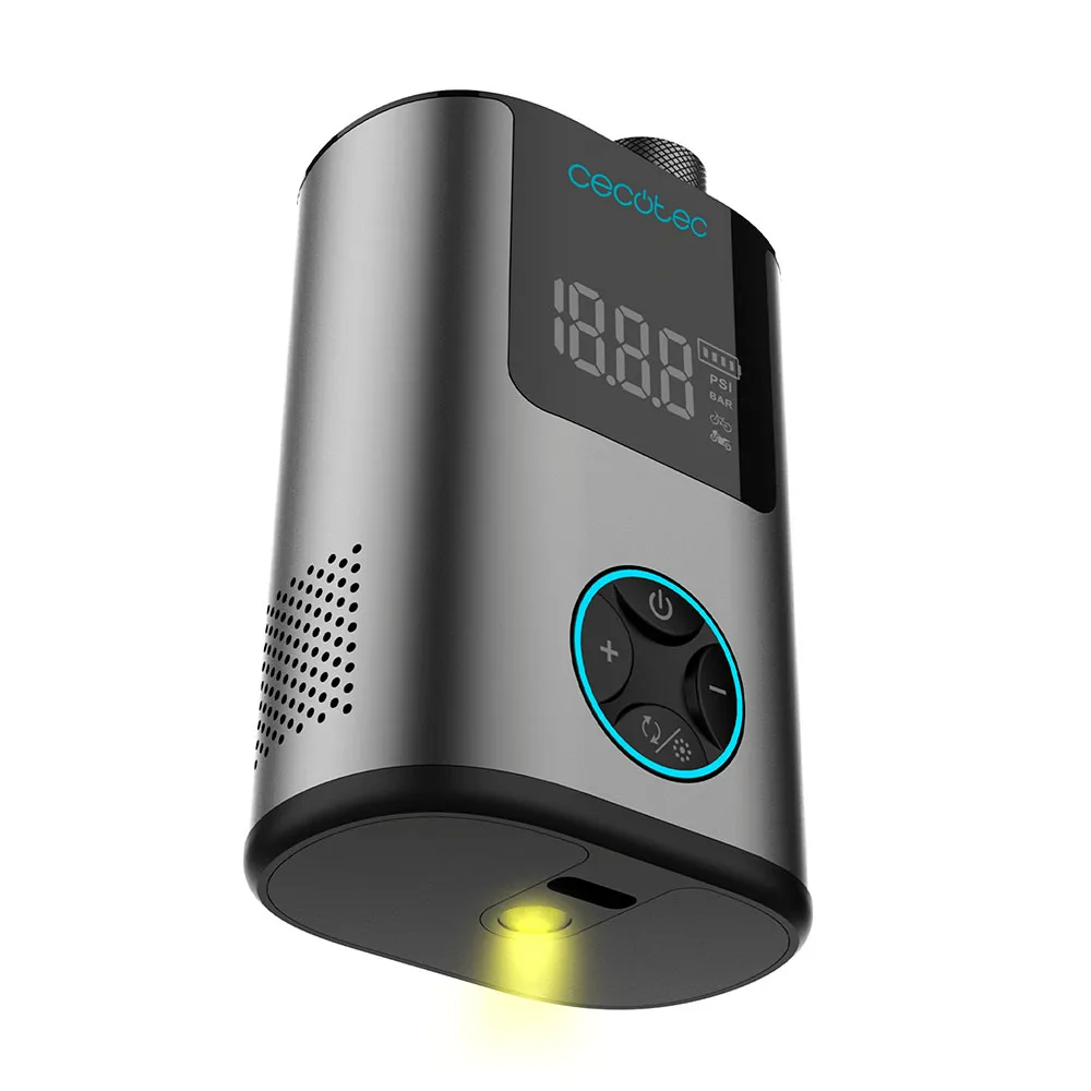 Купить Cecotec a01_eu01_106113 Портативный электрический воздушный насос Mini Air Max Black 12x8x6 7ft.ru в интернет магазине Семь Футов