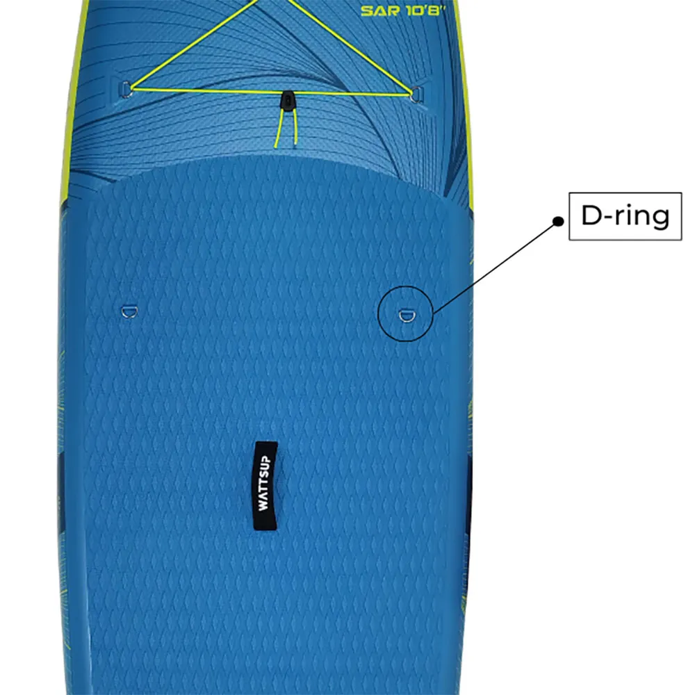 Купить Wattsup pb-wsar108 Надувной комплект для падлбординга SAR 10.8 Blue / Yellow 100x46x46 325 cm/84 cm 7ft.ru в интернет магазине Семь Футов