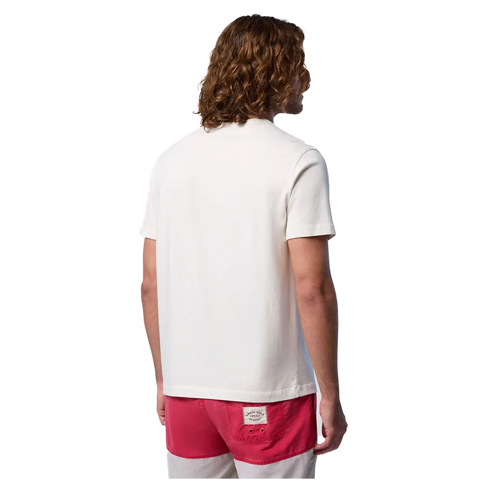 Купить North sails 693047-0105-XL Футболка с коротким рукавом Graphic 693047 Белая Marshmallow XL 7ft.ru в интернет магазине Семь Футов