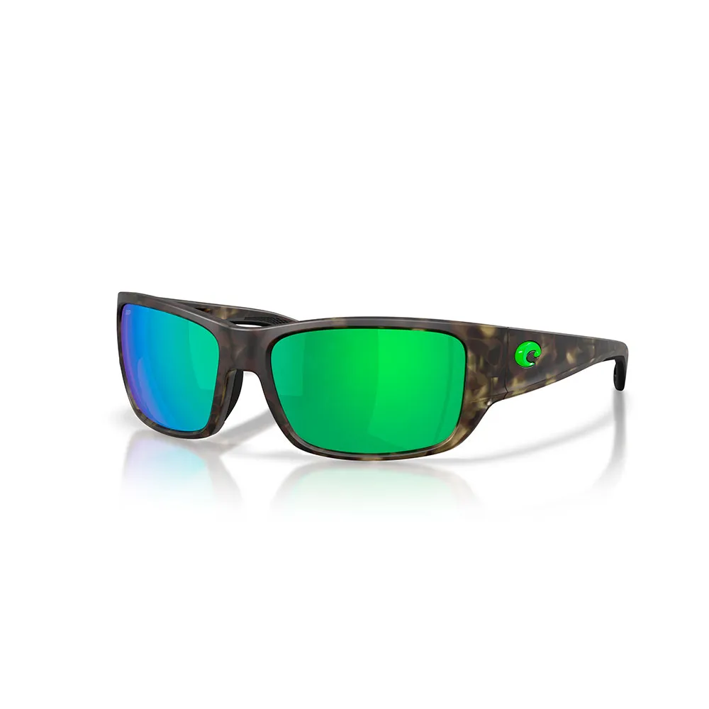 Купить Costa 06s9132-56-913206 поляризованные солнцезащитные очки Schoolie Matte Wetlands 20x10x10 Green Mirror 580P/CAT3 7ft.ru в интернет магазине Семь Футов