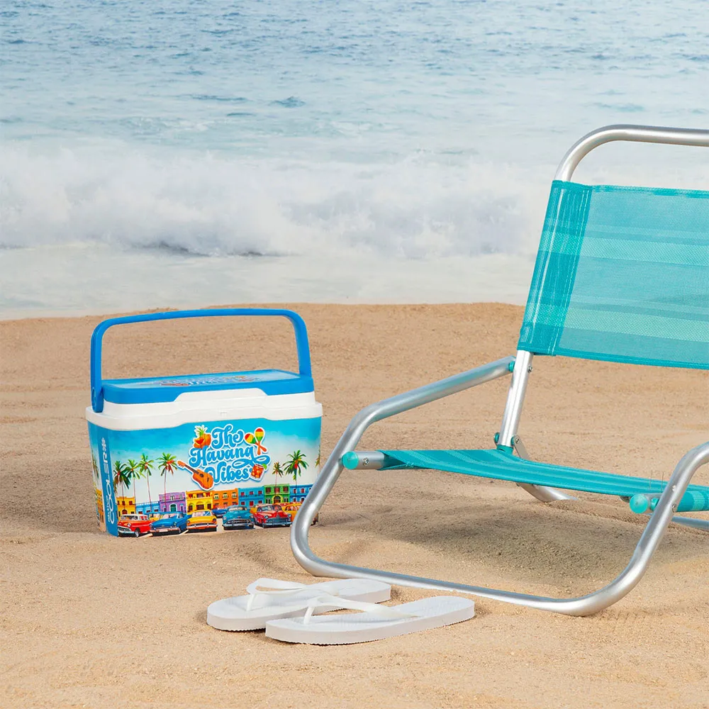 Купить Aktive 62393 Жесткий переносной кулер Summer Trends 5L Голубой Multicolour 28x21x19 cm 7ft.ru в интернет магазине Семь Футов