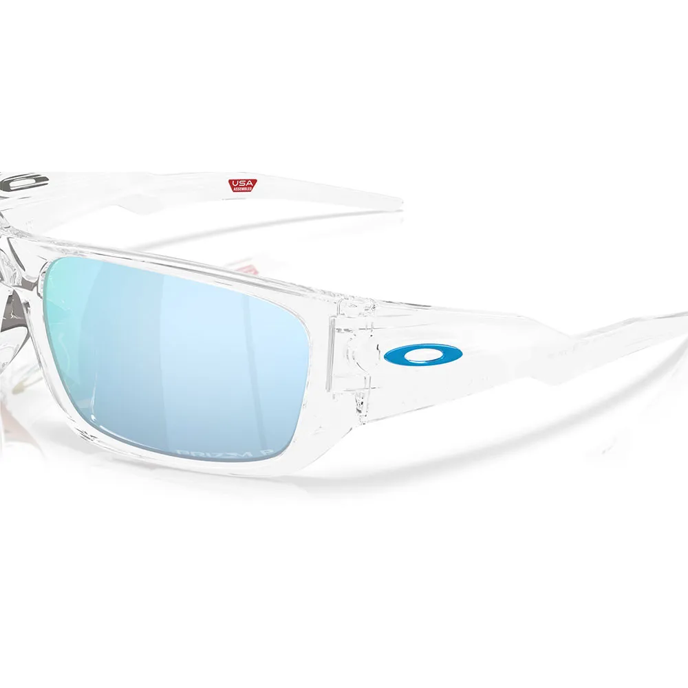 Купить Oakley OO9486-0760 поляризованные солнцезащитные очки Masseter Polished Clear Prizm Deep Water Polar/CAT3 7ft.ru в интернет магазине Семь Футов