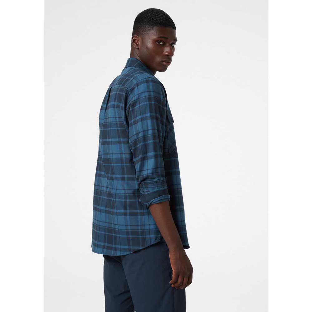 Купить Helly hansen 62731_576-2XL Футболка Lokka Organic Flannel Голубой Deep Steel 2XL 7ft.ru в интернет магазине Семь Футов
