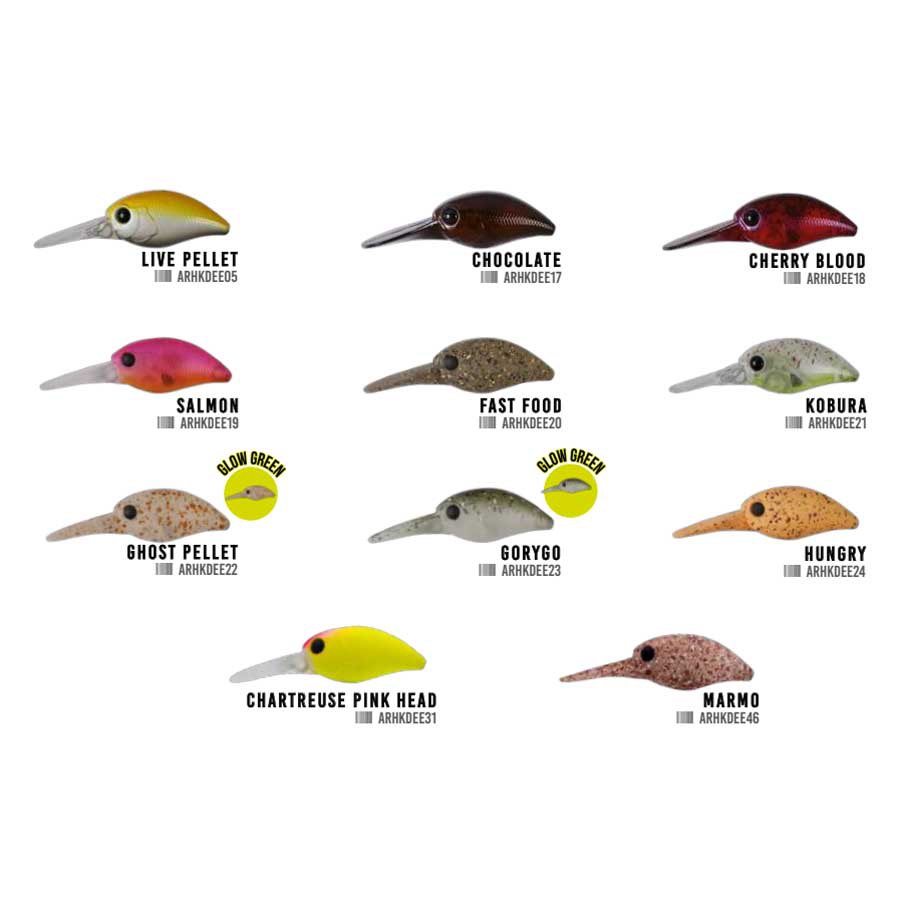 Купить Herakles ARHKDEE22 Crankbait Deep J 3.5g 31 mm  Ghost Pellet 7ft.ru в интернет магазине Семь Футов