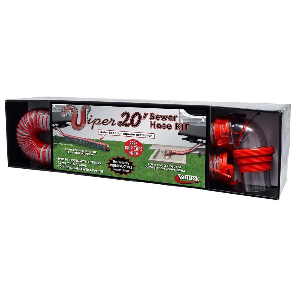 Купить Valterra 800-D040475 канализационный шланг Viper 6.09 m Красный Red 7ft.ru в интернет магазине Семь Футов