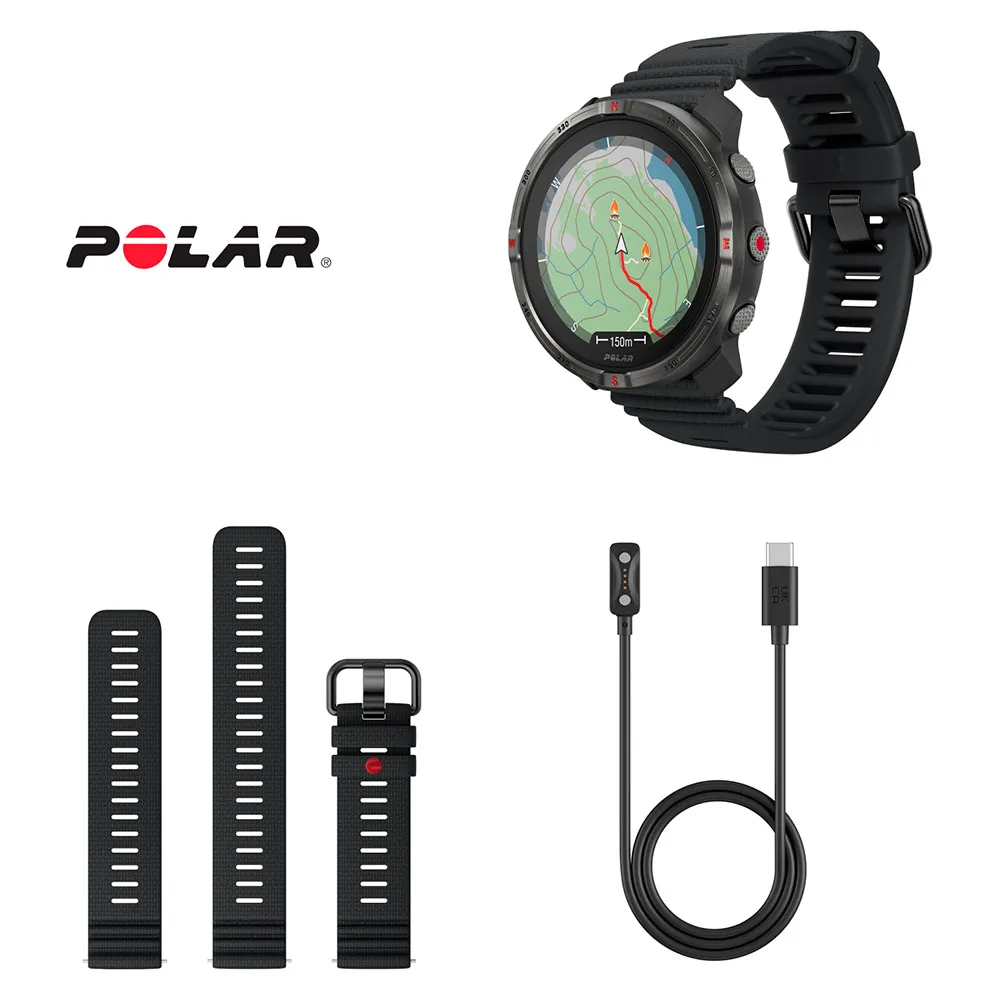 Купить Polar 900115134 Часы Grit X2 Black 12x12x10 S-L 7ft.ru в интернет магазине Семь Футов