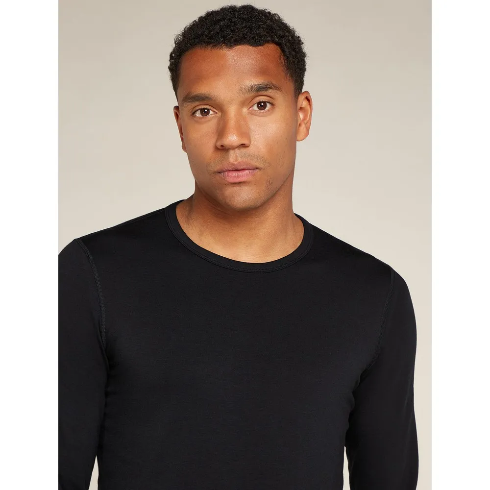 Купить Icebreaker 0A575J001M Базовый слой с длинным рукавом Merino Core Heavyweight Black M 7ft.ru в интернет магазине Семь Футов