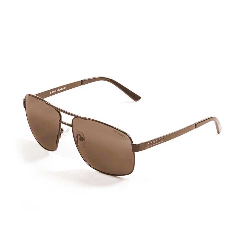 Купить Ocean sunglasses 19700.1 поляризованные солнцезащитные очки Londres Matte Brown 7ft.ru в интернет магазине Семь Футов