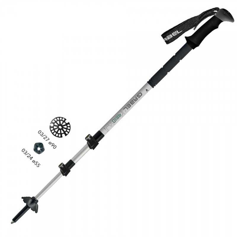 Купить Gabel 700844520 Montblanc Tour Alu Telescopic Поляки Голубой Ice 66-144 cm 7ft.ru в интернет магазине Семь Футов