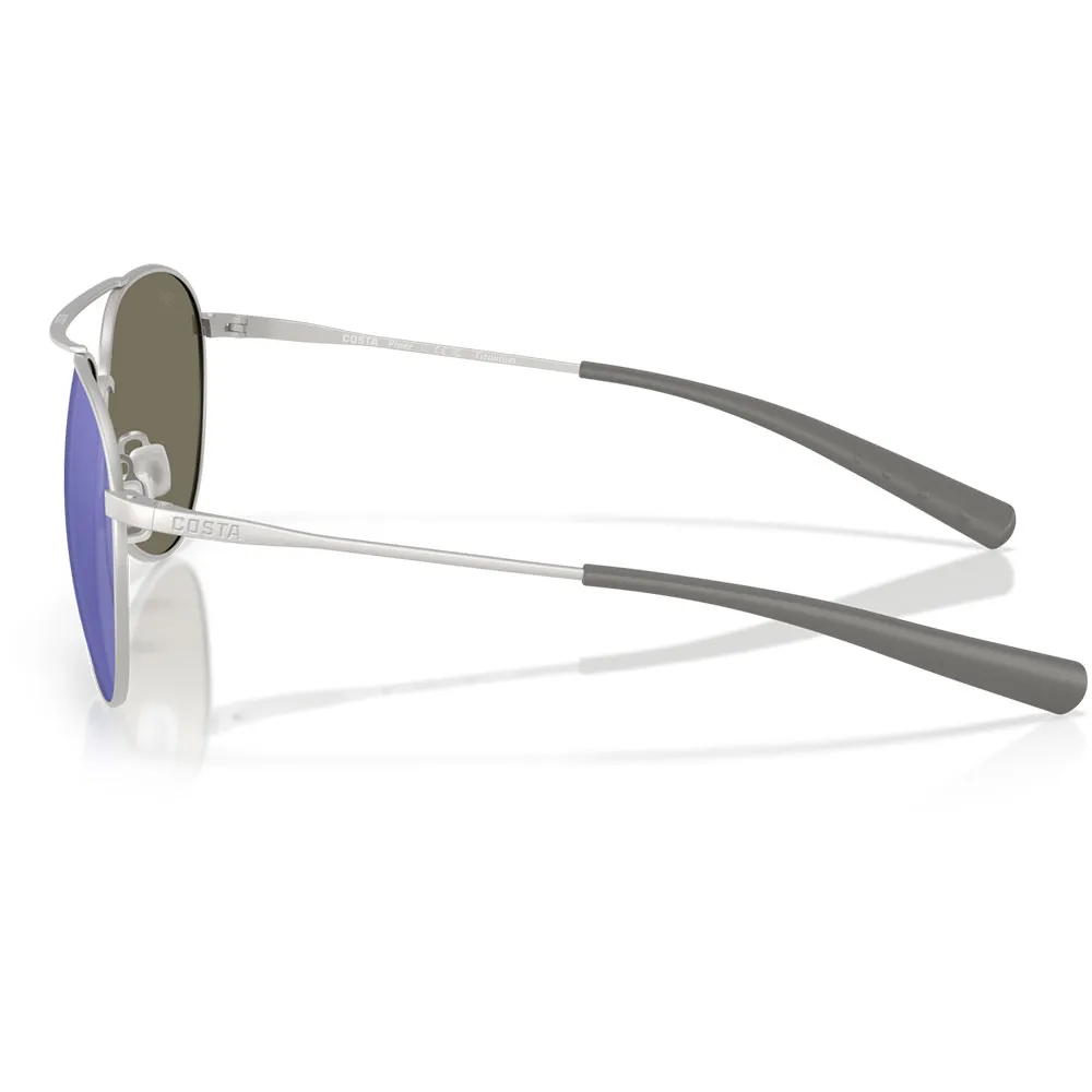 Купить Costa 06s6003-60032058 Поляризационные солнцезащитные очки Piper Satin Silver 20x10x10 Blue Mirror 580G/CAT3 7ft.ru в интернет магазине Семь Футов