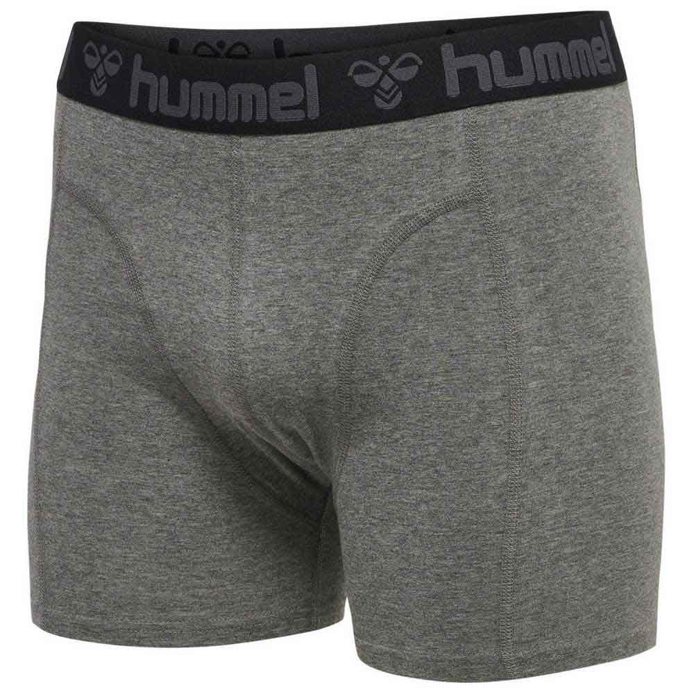 Купить Hummel 215796-1070-2XL Боксёр Marston 4 Единицы Серый  Black / Dark Grey Melange 2XL 7ft.ru в интернет магазине Семь Футов