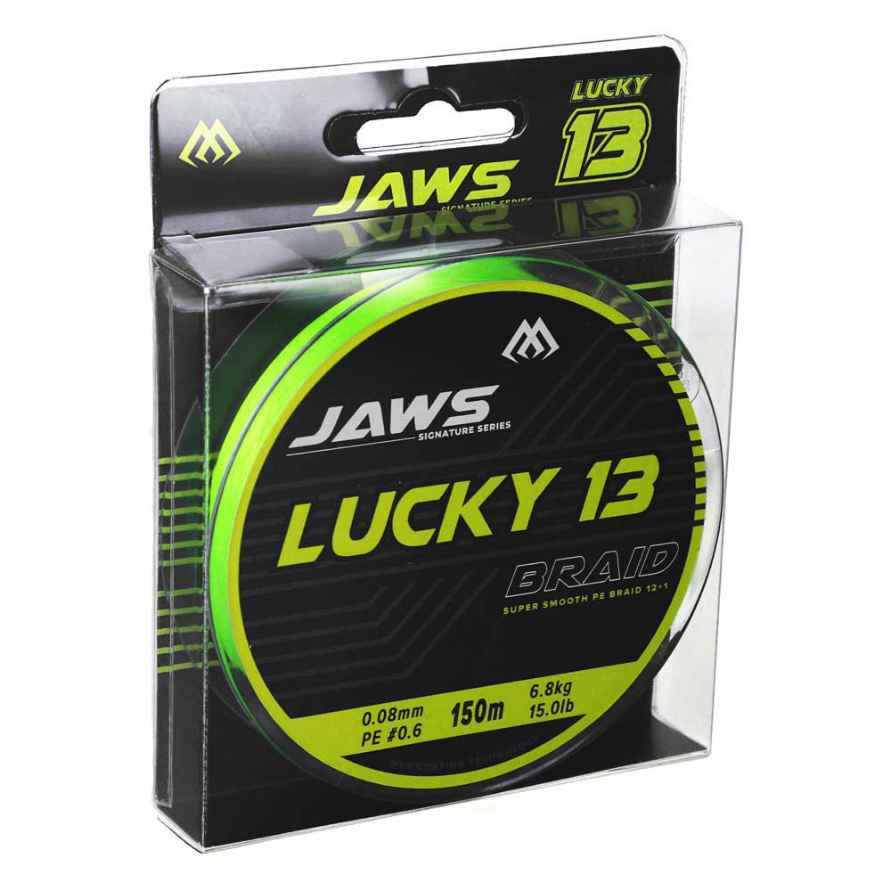 Купить Mikado ZJ13-150-008 Jaws Lucky 13 150 m Плетеный Бесцветный Fluo Zielona 0.080 mm 7ft.ru в интернет магазине Семь Футов