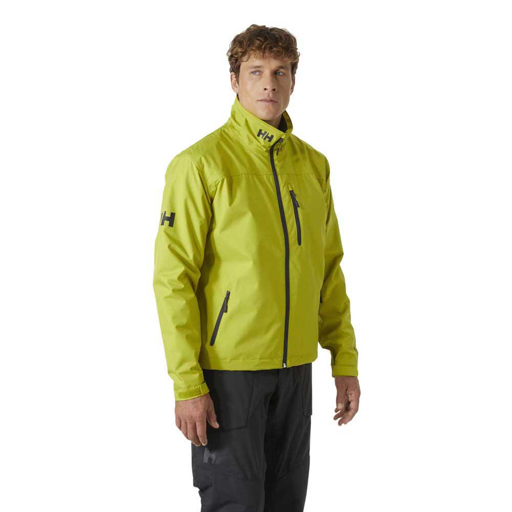 Купить Helly hansen 30253_452-2XL Куртка Crew Midlayer Желтый  Bright Moss 2XL 7ft.ru в интернет магазине Семь Футов