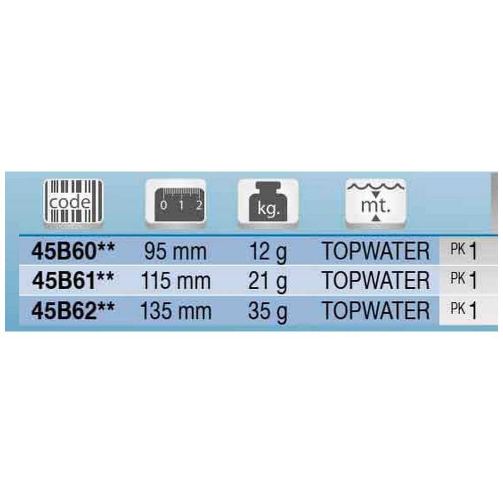 Купить Seika 45B6103 IB. Cross Water Поппер 115 mm 21g  03 7ft.ru в интернет магазине Семь Футов