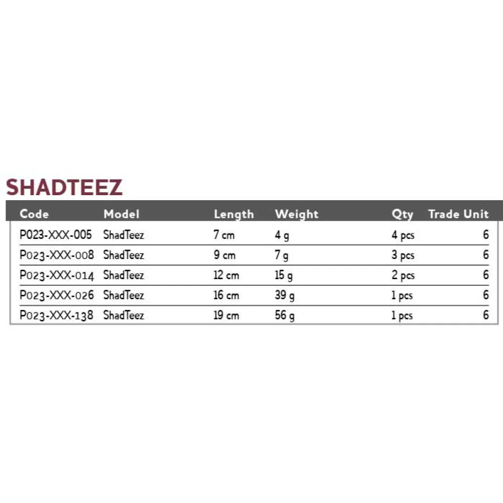 Купить Westin P023-644-008 Shad Teez 90 Mm 7g Многоцветный  Tiger Perch 7ft.ru в интернет магазине Семь Футов