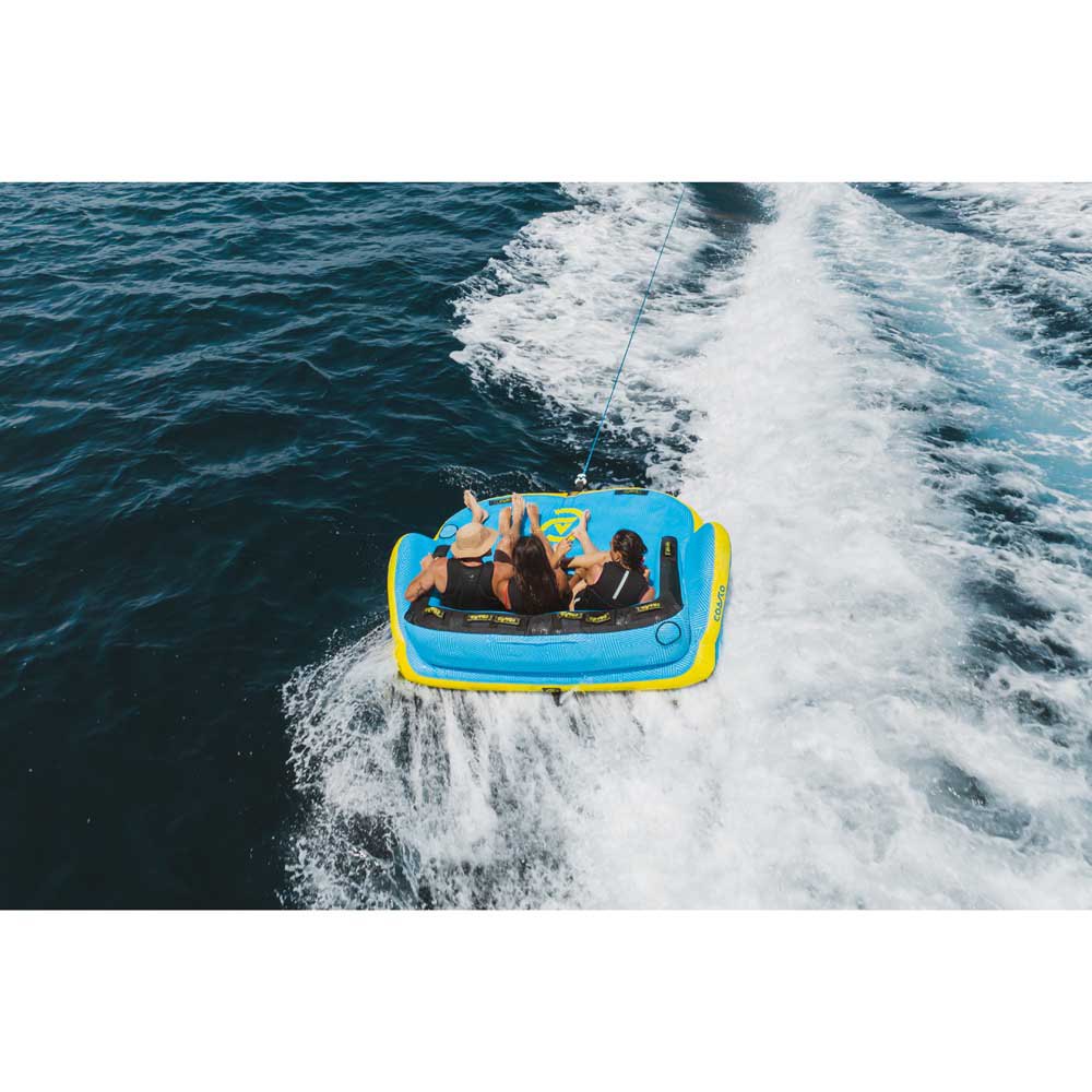 Купить Coasto PB-CBBOXER2 Буксируемый диван Boxer 2P  Blue / Yellow / Black 2 place 7ft.ru в интернет магазине Семь Футов