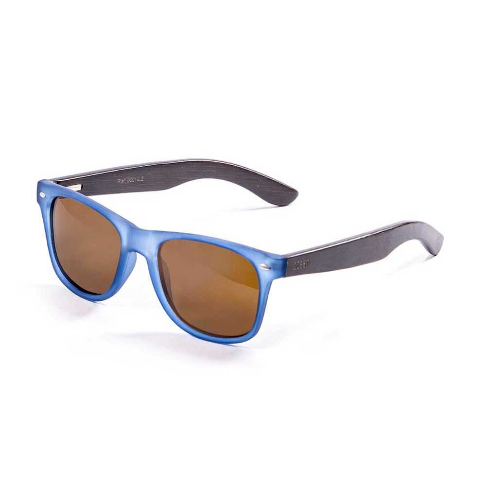 Купить Ocean sunglasses 50010.5 Деревянные поляризованные солнцезащитные очки Beach Brown / Blue Transparent / Brown 7ft.ru в интернет магазине Семь Футов