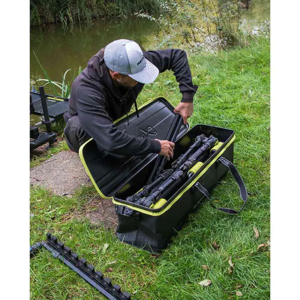 Купить Matrix fishing glu185 Сумка EVA XL Accessories Storage System Black / Yellow 40x30x25 7ft.ru в интернет магазине Семь Футов