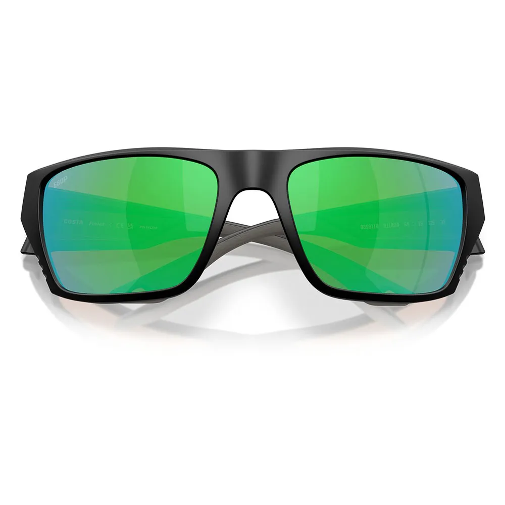 Купить Costa 06S9118-91180859 поляризованные солнцезащитные очки Finlet Matte Black / Matte Black Green Mirror 580P/CAT3 7ft.ru в интернет магазине Семь Футов