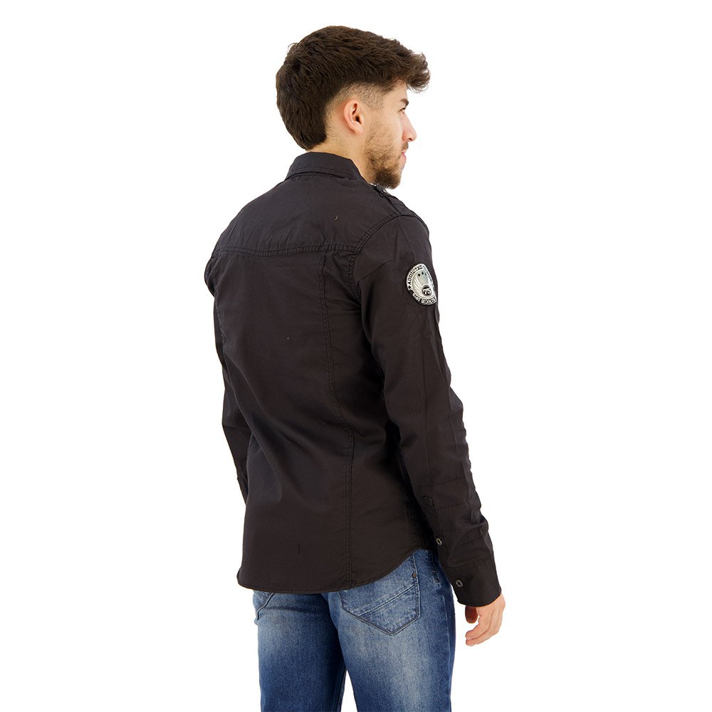 Купить Brandit 4023-2-4XL Рубашка с длинным рукавом Luis Vintage Черный Black 4XL 7ft.ru в интернет магазине Семь Футов